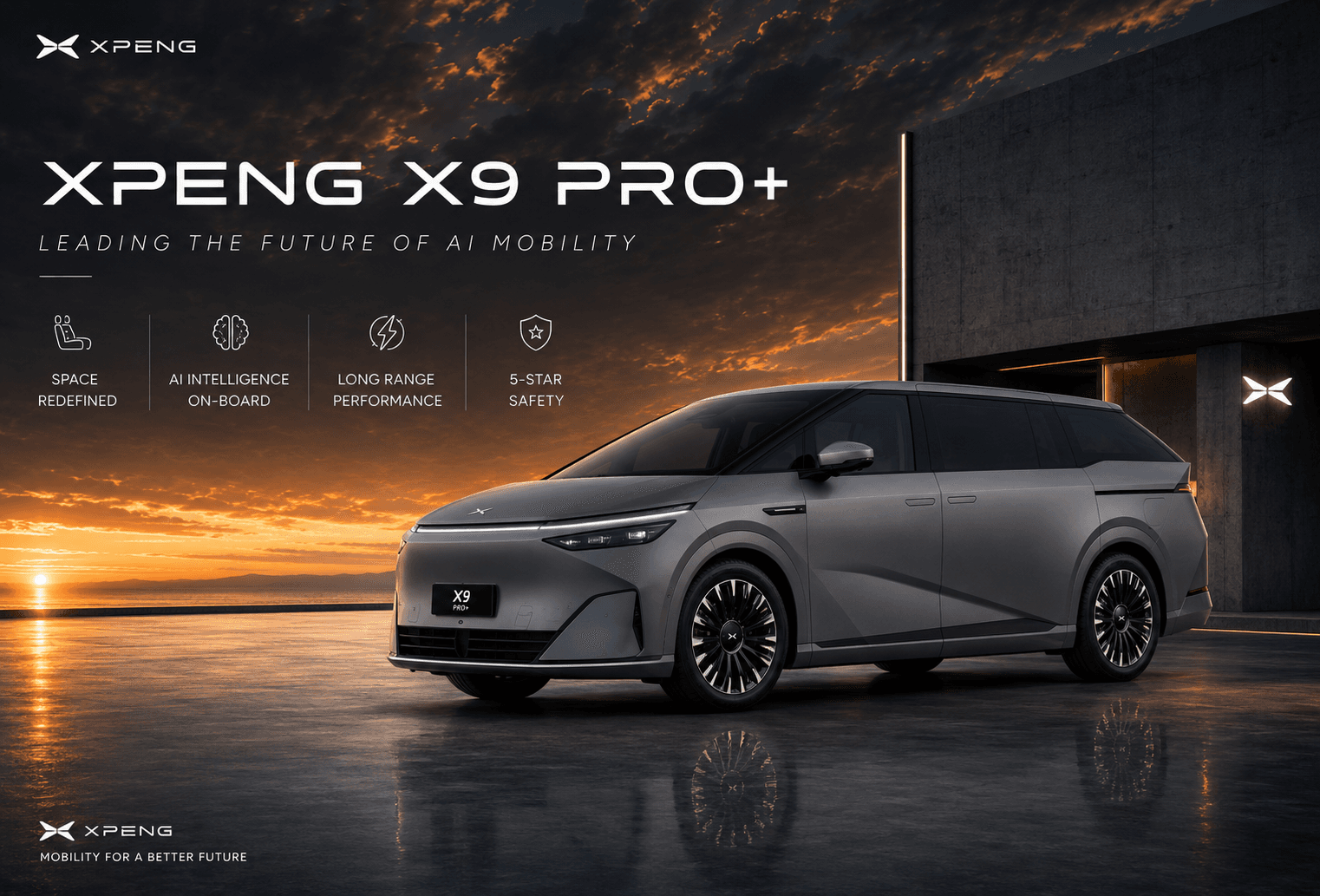All New XPENG X9 Pro+